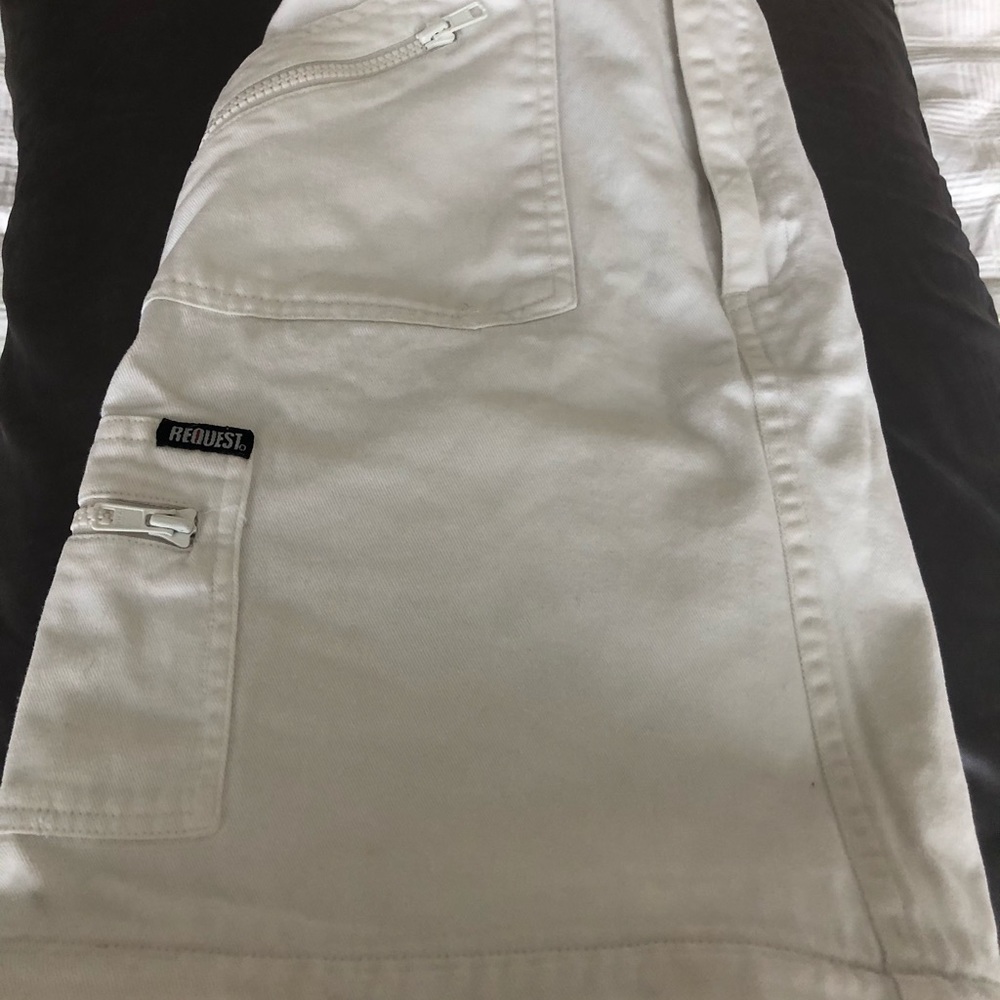 🐰Request Vintage Design Jeans Skirt in White🐰